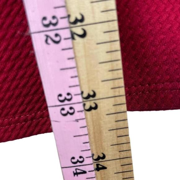 January 7 Dress Womens Large Red Sleeveless Cut Out Back Halter Neck Bodycon - Picture 7 of 7